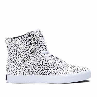 Supra SKYTOP - Miesten Matalavartiset Tennarit - Valkoinen